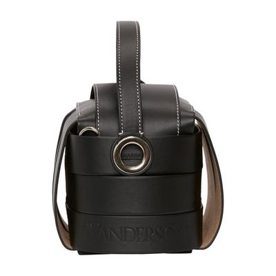Knot Bag - Leather Top Handle Bag With Crossbody Strap
