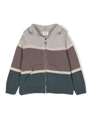 Knot Billie Stripes knitted jacket - Neutrals