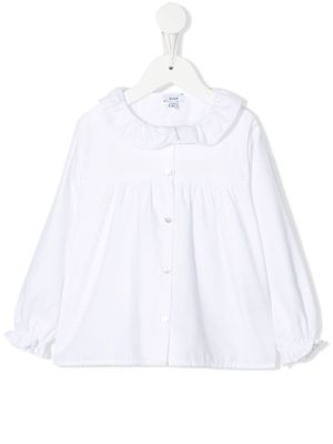 Knot Breeze long-sleeved blouse - White