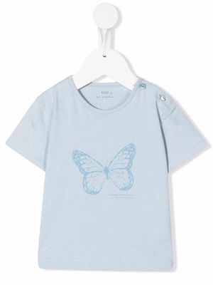 Knot Butterfly graphic-print T-shirt - Blue