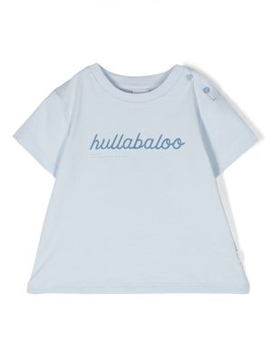 Knot Hullabaloo button detailed T-shirt - Blue