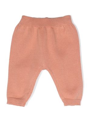 Knot Jeth knitted trousers - Orange