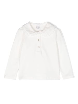 Knot Jolie stretch-cotton blouse - White