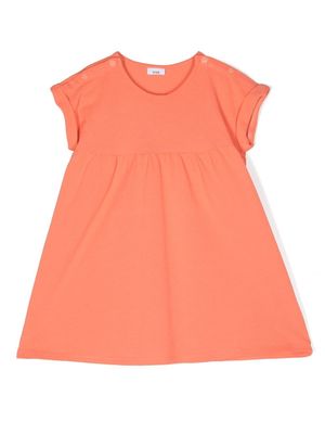 Knot Kylie cotton casual dress - Orange