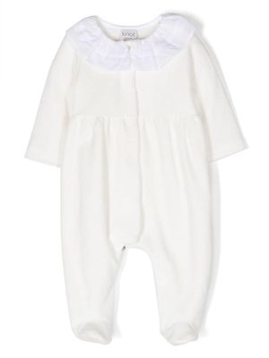 Knot Magali cotton pyjama - White