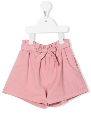 Knot Mattea corduroy shorts - Pink