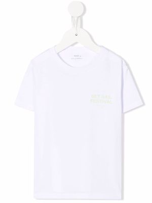 Knot Set Sail graphic-print T-shirt - White