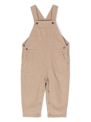 Knot Shawn corduroy dungarees - Neutrals