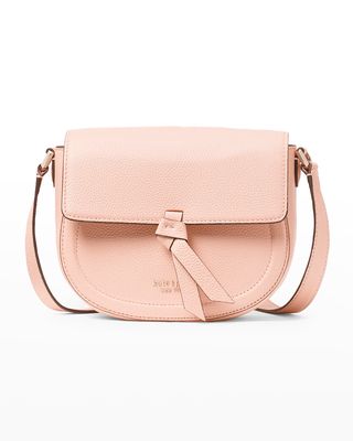 knott medium leather saddle bag