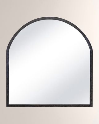 Knox Leather Mantle Mirror - 38"
