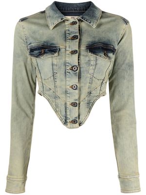 KNWLS Claw denim jacket - Green