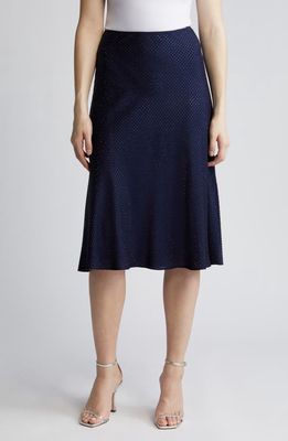 KOBI HALPERIN Dallas Studded Skirt in Midnight Blue