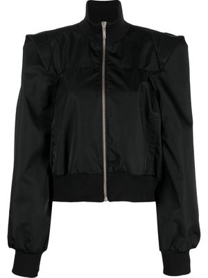 Koché cropped bomber jacket - Black