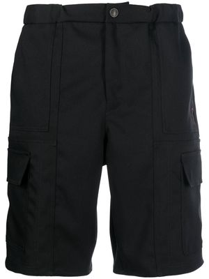 Koché high-waisted cargo shorts - Black
