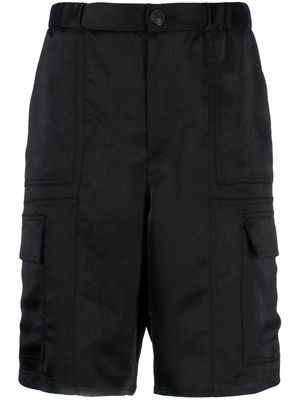 Koché knee-high cargo shorts - Black