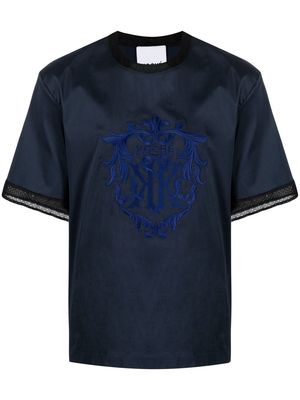 Koché logo-print T-shirt - Blue