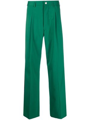 Koché straight-leg tailored trousers - Green