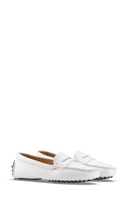 Koio Pavia Leather Driving Loafer in Petal