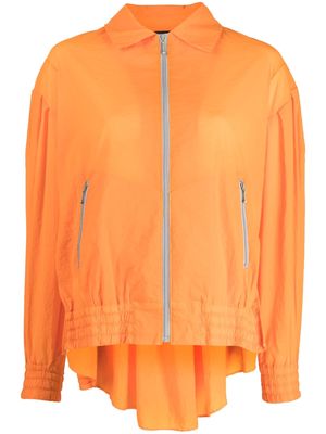 Kolor asymmetric hem long sleeves jacket - Orange