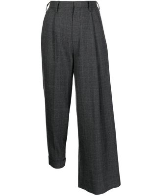 Kolor asymmetric tailored trousers - Grey
