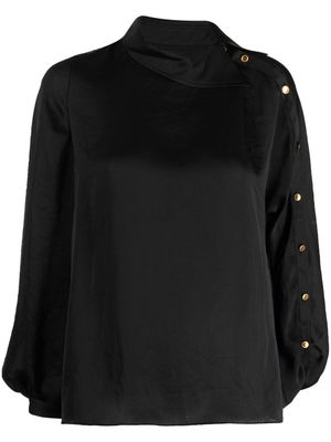 Kolor buttoned long-sleeve shirt - Black