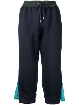 Kolor cropped track pants - Black