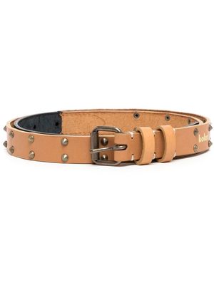 Kolor logo-print detail belt - Brown