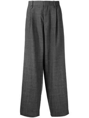 Kolor mid-rise regular wool-blend trousers - Grey