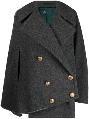 Kolor oversize double-breasted coat - Grey