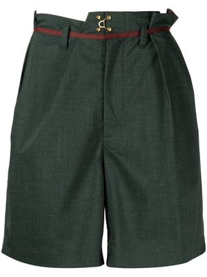 Kolor relaxed-cut shorts - Green