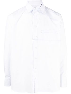 Kolor spread-collar long-sleeve shirt - White