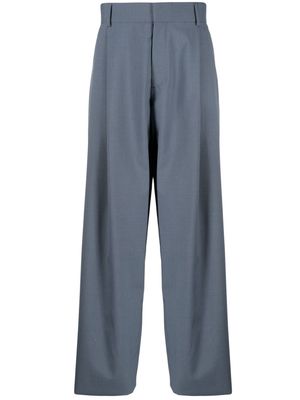 Kolor tailored wide-leg trousers - Blue