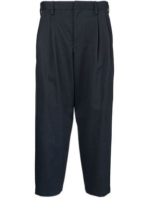 Kolor tapered cropped trousers - Blue