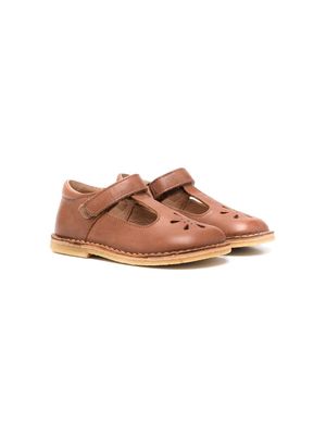 Konges Sløjd Chou cut-out leather sandals - Brown