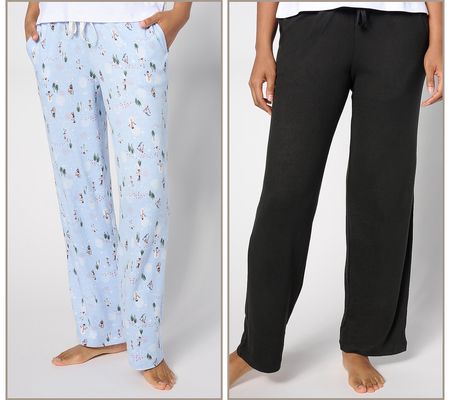 Koolaburra by UGG Regular Set of 2 Sweater Knit Pajama Pants