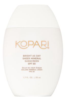 Kopari Bright As Day Sheer Mineral SPF 50 Sunscreen 