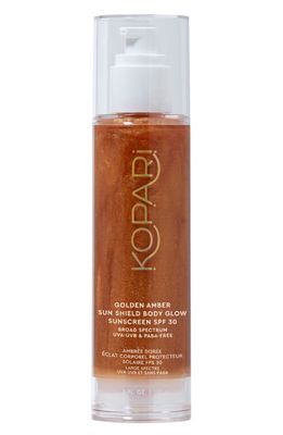 Kopari Golden Amber Sun Shield Body Glow Sunscreen SPF 30 