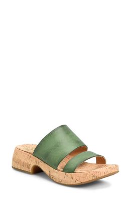 Kork-Ease Alia Slide Sandal in Green F/G
