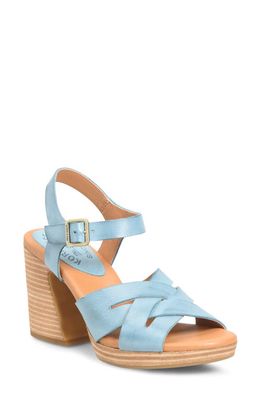Kork-Ease Hutton Ankle Strap Platform Sandal in Teal F/G