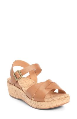 Kork-Ease Myrna 2.0 Wedge Sandal in Brown Leather