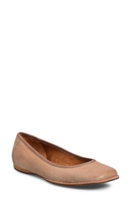 Kork-Ease Palermo Leather Flat in Taupe