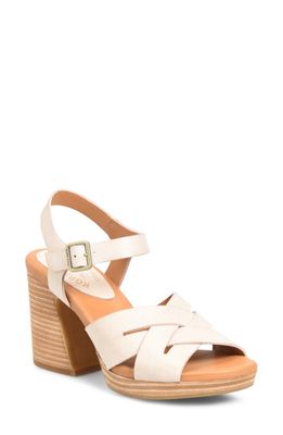 Kork-Ease® Hutton Ankle Strap Platform Sandal in Natural F/G 