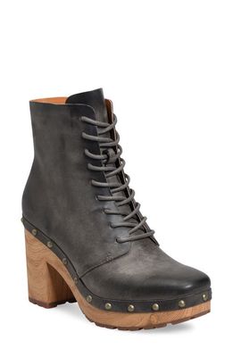 Kork-Ease Sherborn Platform Bootie in Dark Grey