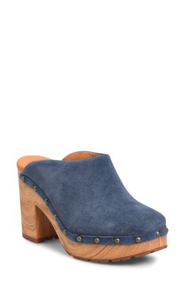 Kork-Ease Sudbury Clog in Dark Blue Suede