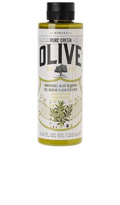 Korres Olive Shower Gel in Olive Blossom.