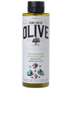 Korres Olive Shower Gel in Sea Salt.