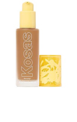 Kosas Revealer Skin Improving Foundation SPF 25 in Medium Deep Neutral Olive 290.