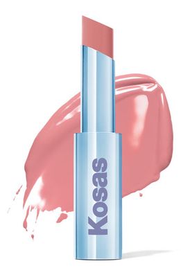 Kosas Wet Stick Moisturizing Shiny Sheer Lipstick in Malibu