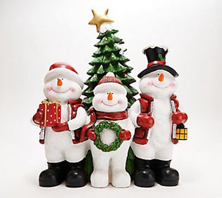 Kringle Express Lit Resin Holiday Characters