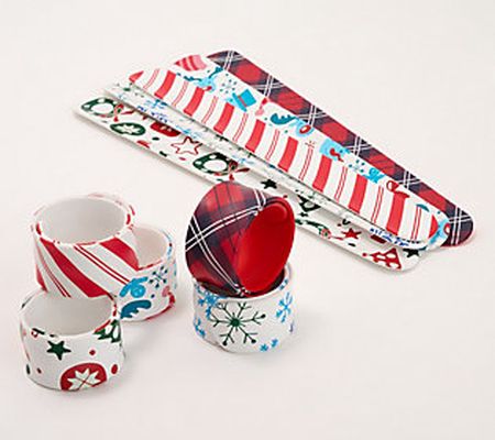 Kringle Express Set of 10 Holiday Gift Wrap Straps